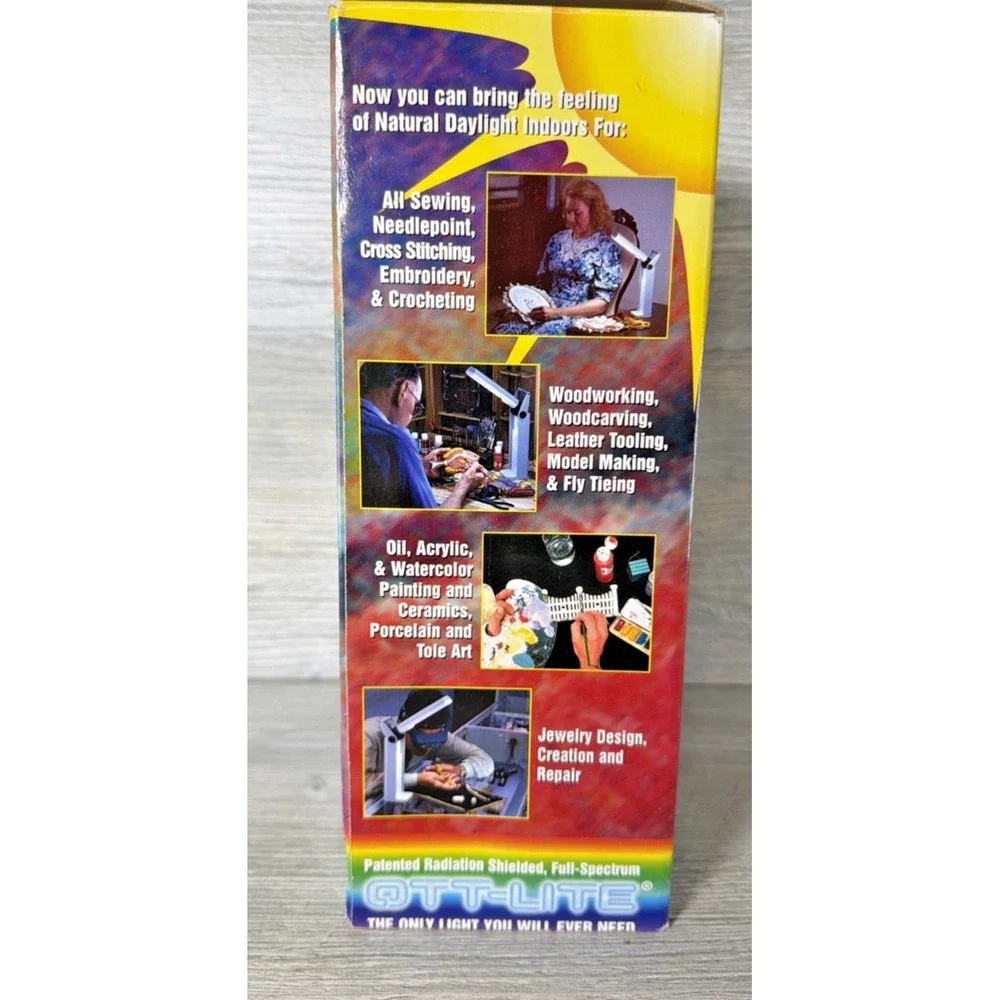 Ott Lite True Color Full-Spectrum Craft Lamp 120V Model OTL-13TCG Crafts Art